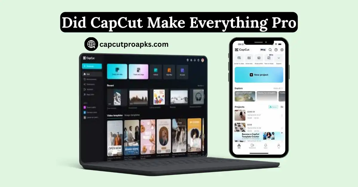 Did CapCut Make Everything Pro? A Complete Breakdown You Need 1 Did CapCut Make Everything Pro